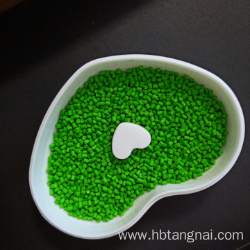 PE coloring plastic granules green color master batch